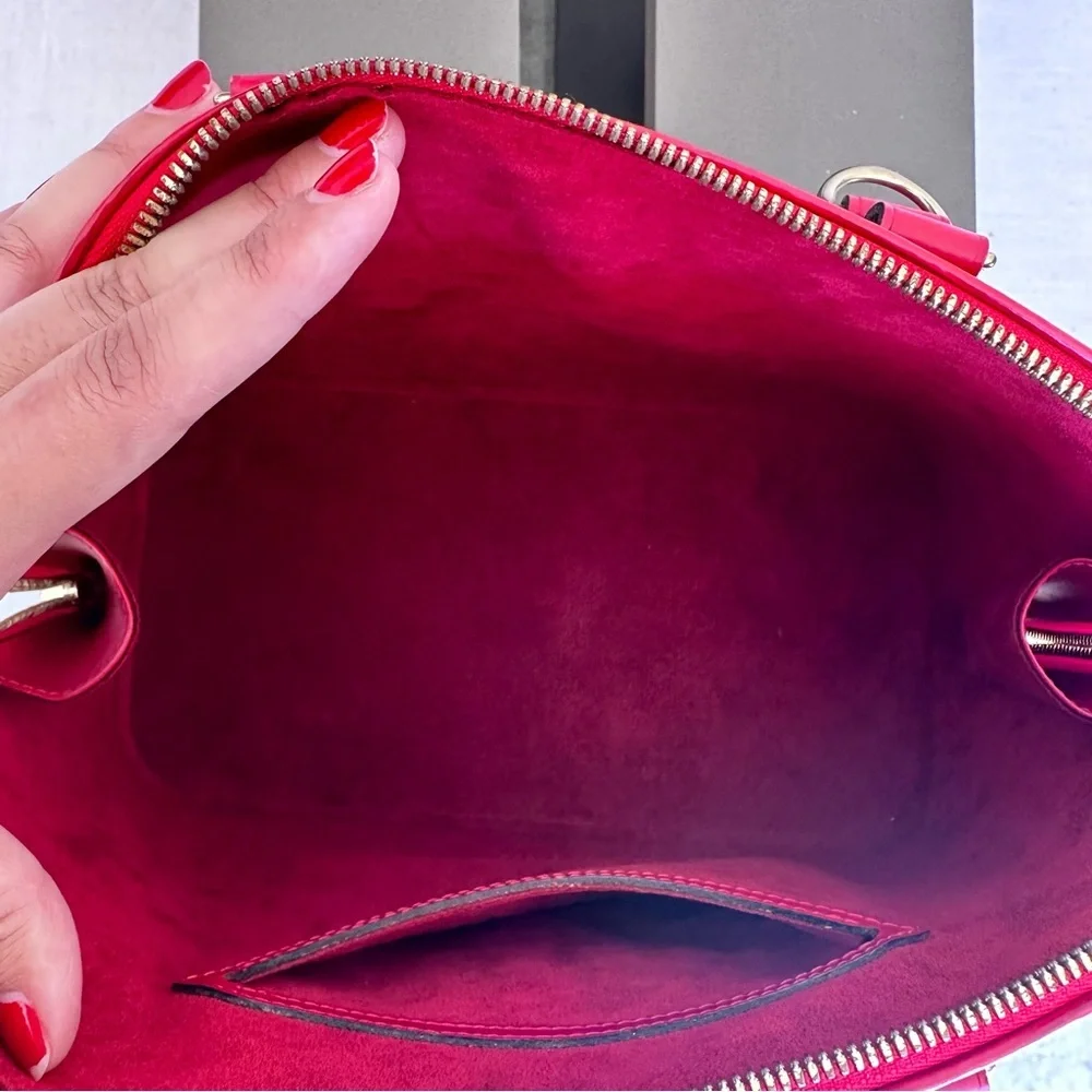 Louis Vuitton LV Handbag M10996 Alma Red Epi